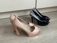 Pumps high heels 39 hohe Schuhe 38 schwarz rosé Zara Hessen - Darmstadt Vorschau