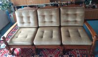 Vintage Sofaset aus massiven Holz 3-sitzer und 2-sitzer Brandenburg - Fredersdorf-Vogelsdorf Vorschau