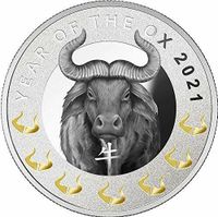 1 OZ Silber PP OX Ochsen Lunar Year Chinese Zodias 2021 Sachsen - Klipphausen Vorschau