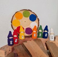 Wochentage Häkelfiguren  Waldorf  Montessori Bayern - Schrobenhausen Vorschau