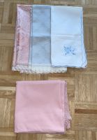 4 romantische Tischdecken 2 x rosa, hellblau, gestickt Hessen - Freigericht Vorschau