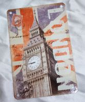 LONDON Blechschild Big Ben 10x15 Union Jack Wandbild Metall Deko Dortmund - Innenstadt-West Vorschau