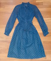 Vintage Kleid blau mit weißen Punkten und Gürtel Evelyne Modell Schleswig-Holstein - Kiel Vorschau