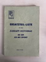 Zündapp KS 601 & KS 601 Sport Ersatzteilliste Baden-Württemberg - Bad Rappenau Vorschau
