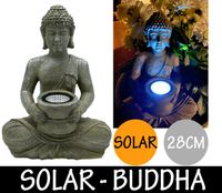 LED Solar Buddha Garten Leuchte Blumen Beet Beleuchtung 28cm Nordrhein-Westfalen - Kreuzau Vorschau