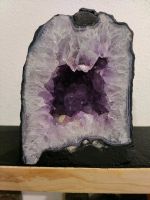 Amethyst Druse 19cm hoch, toller geänderter Achatrand, Mineralien Bayern - Schnaittenbach Vorschau