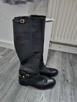 Cox Damen Stiefel Echt Leder Schwarz Gr 39 München - Moosach Vorschau