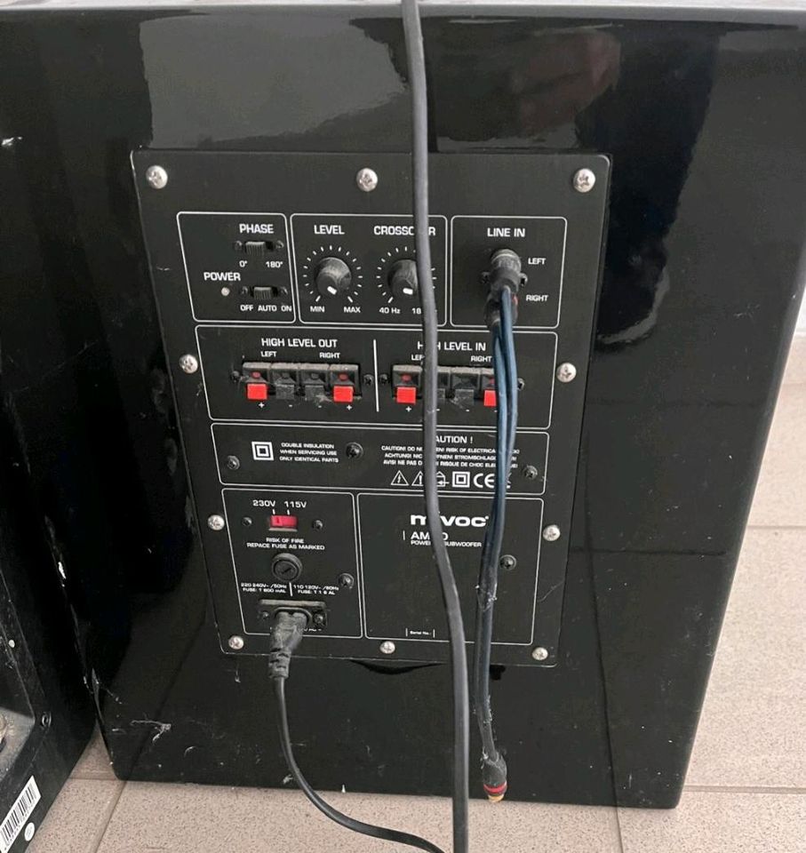 Teufel Boxen Ultima 30 Bass Verstärker Onkyo in Ahrensburg