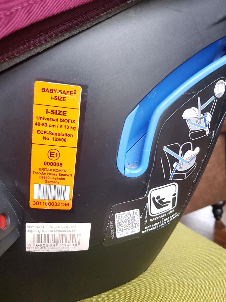 Britax Römer Babyschale Babysafe² i-Size Basis Isofix in Witten