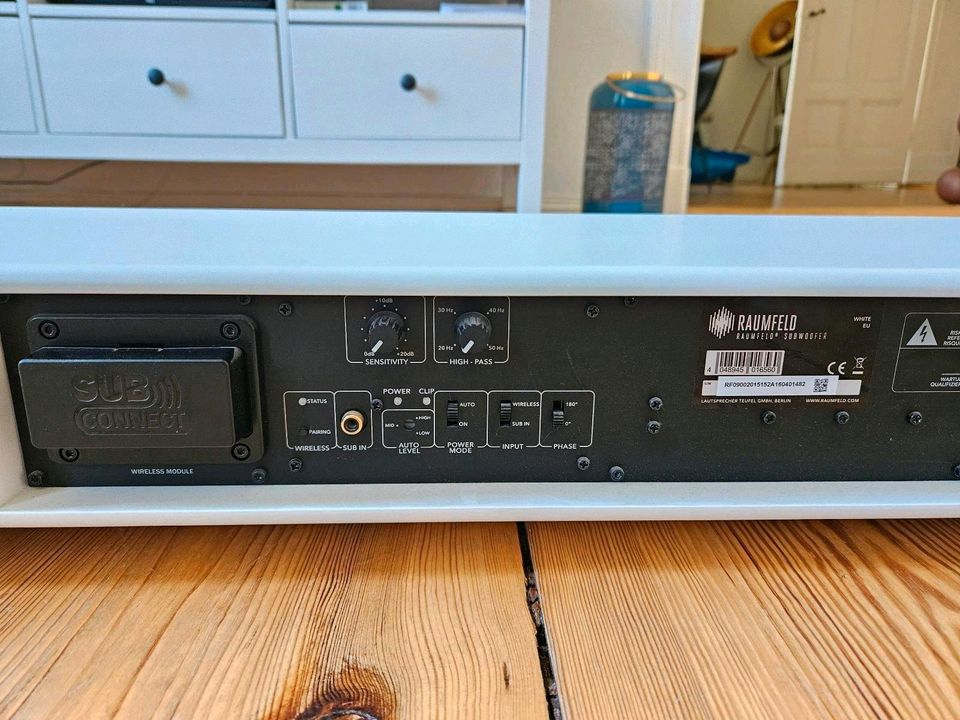 Raumfeld Teufel Wlan Soundbar plus Subwoofer Weiß in Berlin