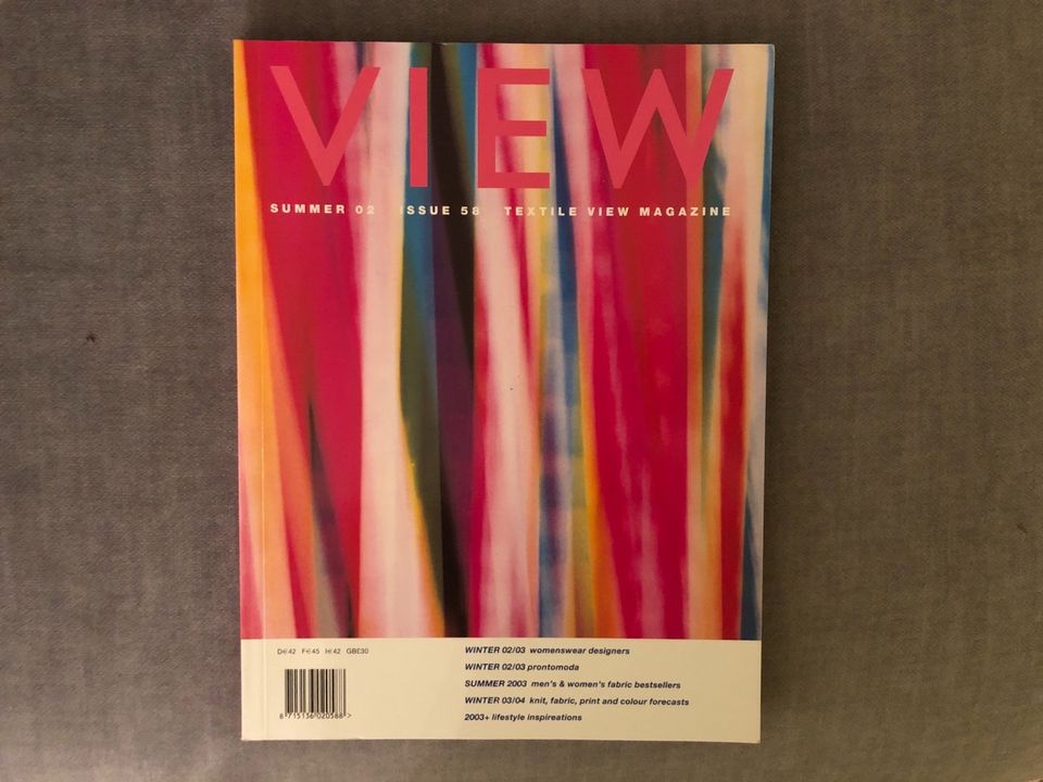 VIEW Textile Magazin 2000-2002 in Haan