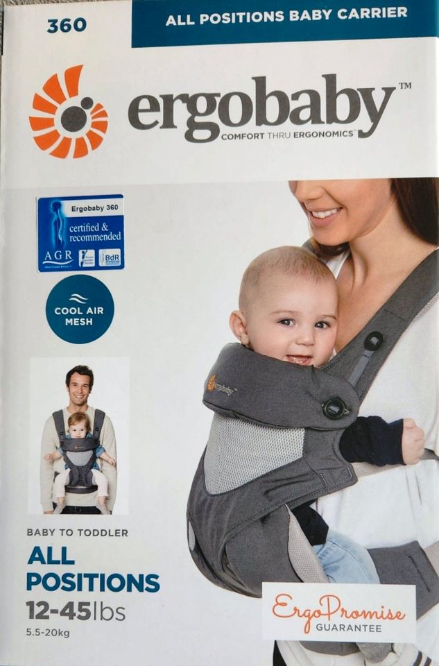 Markenprodukt Ergobaby Comfort Babytrage (Baby to Toddler) in Weiden (Oberpfalz)
