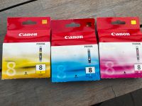 Druckerpatronen Canon Pixma CLI8 CYM+BK Nordrhein-Westfalen - Steinhagen Vorschau