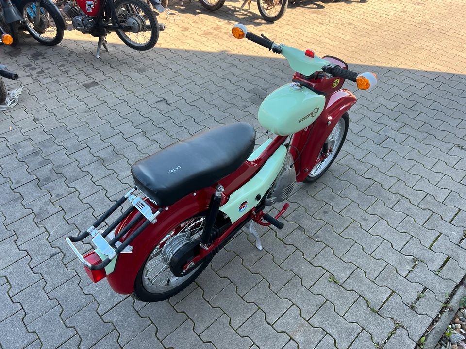 Simson Star SR4-2/1 SR4 RESTAURIERT 1974 Moped Mofa Roller E74 in Osterweddingen