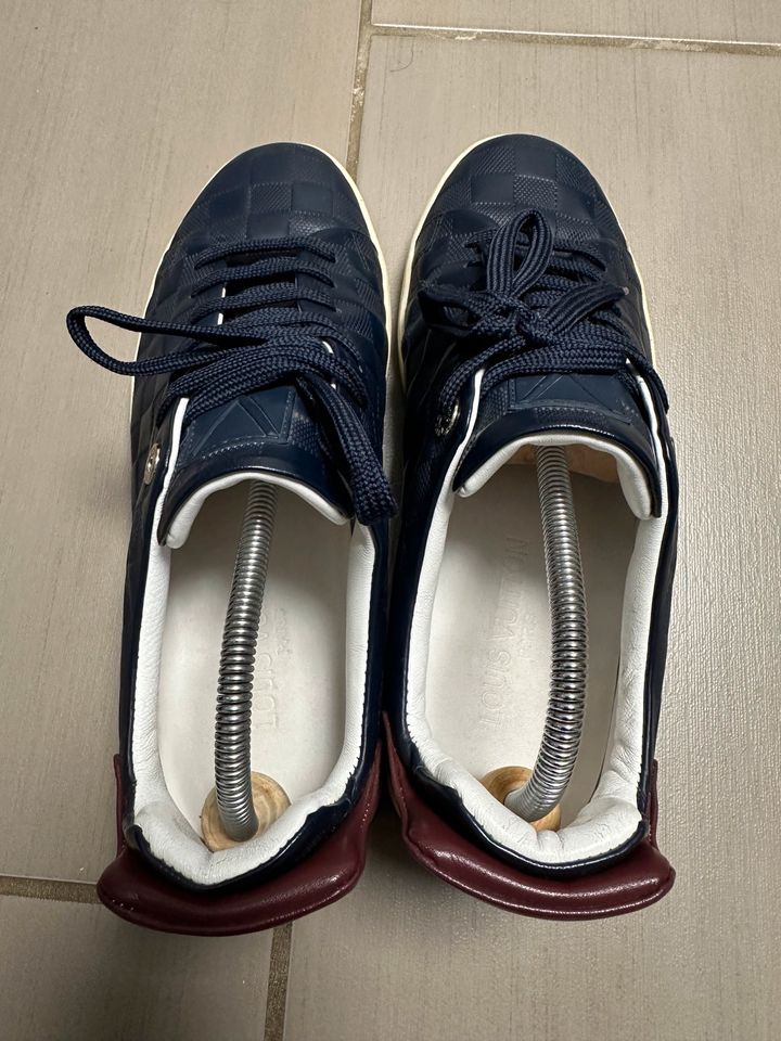 Louis Vuitton Herren Schuhe Sneaker in Blau Größe 43 in Neuss