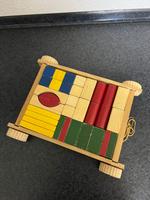 DDR Holzbaukasten, Bauklötzer aus Hartholz Sachsen - Taucha Vorschau