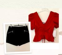 Schwarze Bershka Shorts Gr. XS – figurbetont & sexy – wie neu Wuppertal - Elberfeld Vorschau