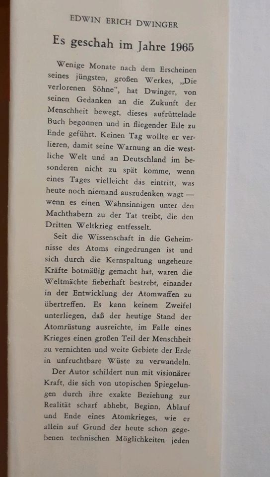 Dwinger - Es geschah im Jahre 1965, Science Fiction in Schwalbach a. Taunus