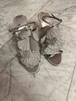 Extravagante neue Nine West Sandalen in Silber Gr. 37 Brandenburg - Falkensee Vorschau