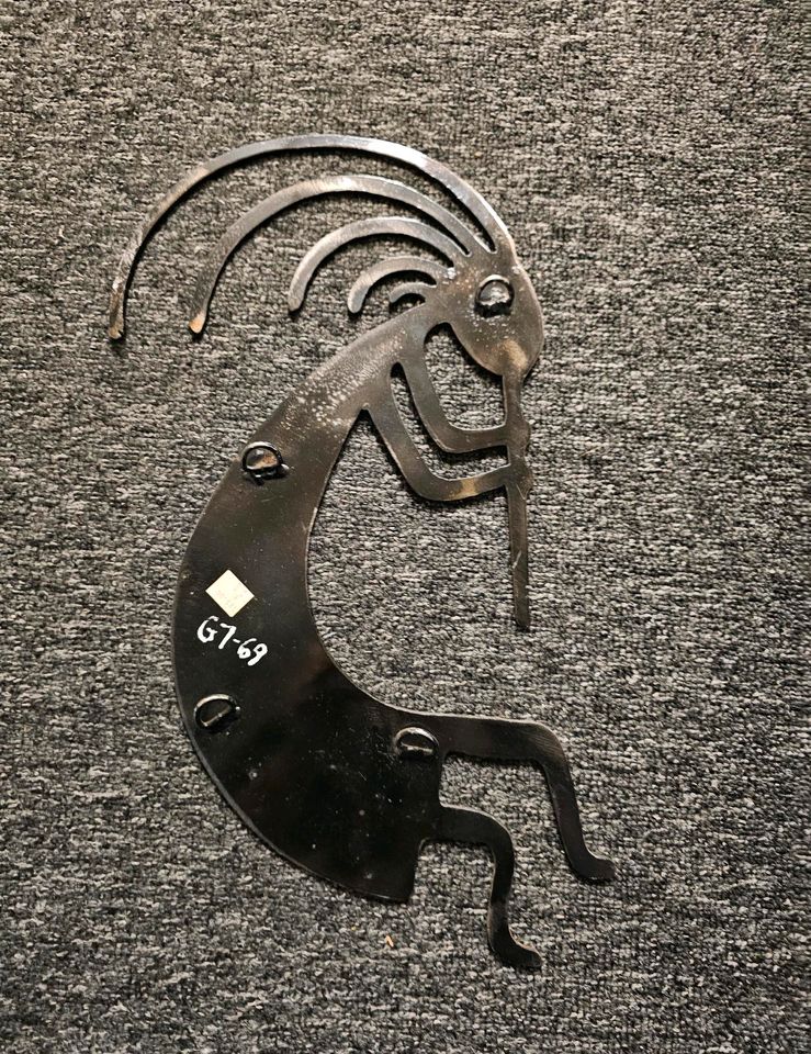 Kokopelli Flötenspieler vintage metall Dekoration Wanddeko in Köln