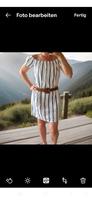 hübsches Sommerkleid Gr M weiß blau gestreift von Vero Moda Bayern - Gemünden a. Main Vorschau