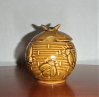 Keramik Honigtopf mit Reliefbienen Brandenburg - Königs Wusterhausen Vorschau