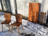 Tisch und 2 Stühle, rustikal, gebraucht, aber gut, vgl. Fotos! Baden-Württemberg - Reutlingen Vorschau