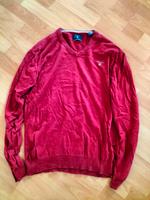 Herren Pullover (Größe L, Gant, Rot, Baumwolle, V-Ausschnitt) Hessen - Flörsheim am Main Vorschau