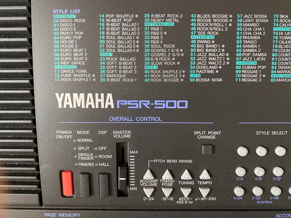Yamaha Keyboard PSR-500 in Castrop-Rauxel