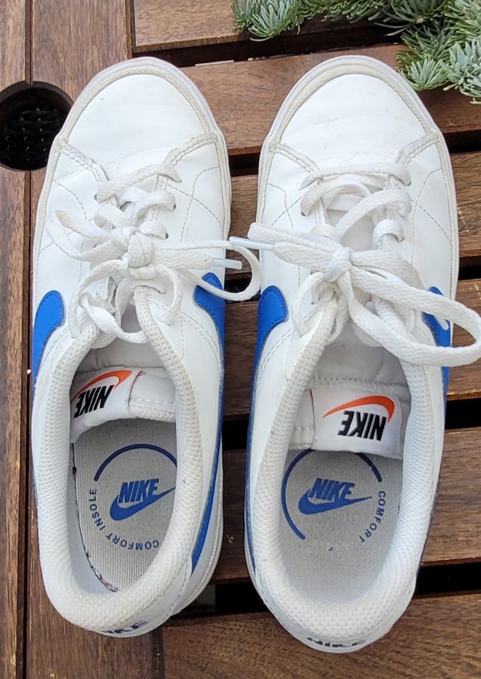 Nike Weiß Blau Größe 38 Sneaker in Würselen