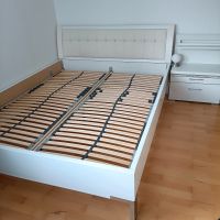 Doppelbett mit Lattenrost & Nachttisch zu verkaufen 180cm Niedersachsen - Braunschweig Vorschau
