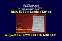 BMW E36 Lambdasonde Bosch M40 M43 B16 B18 Auspuff Kat 316i 318i Rheinland-Pfalz - Bad Sobernheim Vorschau