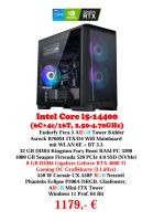 Gaming PC Intel Core i5 14400, 8 GB Gigabyte GeForce RTX 4060 Ti Bayern - Bamberg Vorschau