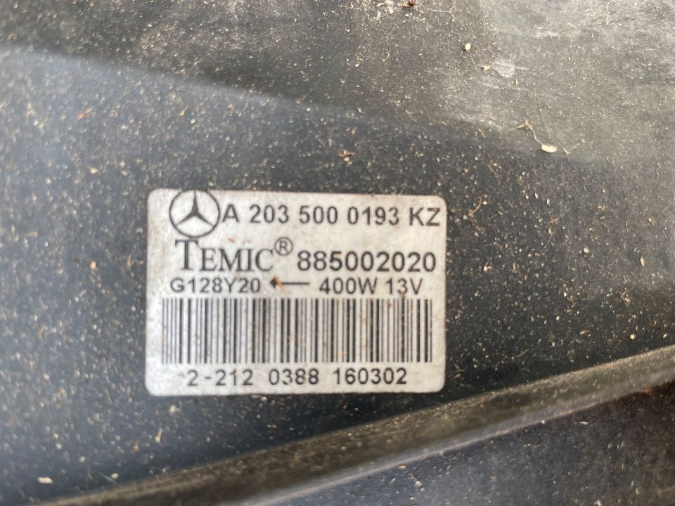 Mercedes c200 W203 elektro Lüfter A 203 500 0193 in Wolnzach