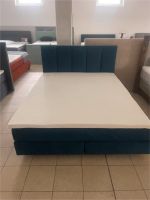 Boxspringbett 160x200 Stoff blau Niedersachsen - Braunschweig Vorschau