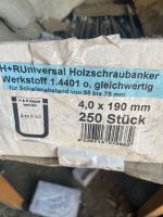 Holzschraubanker, 93 Stück 4,0 x 190 mm H & R Schleswig-Holstein - Harrislee Vorschau