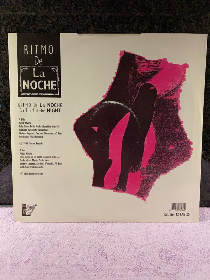 Mystic - Ritmo de la noche 12'' Disco Vinyl - Schallplatte in Meppen