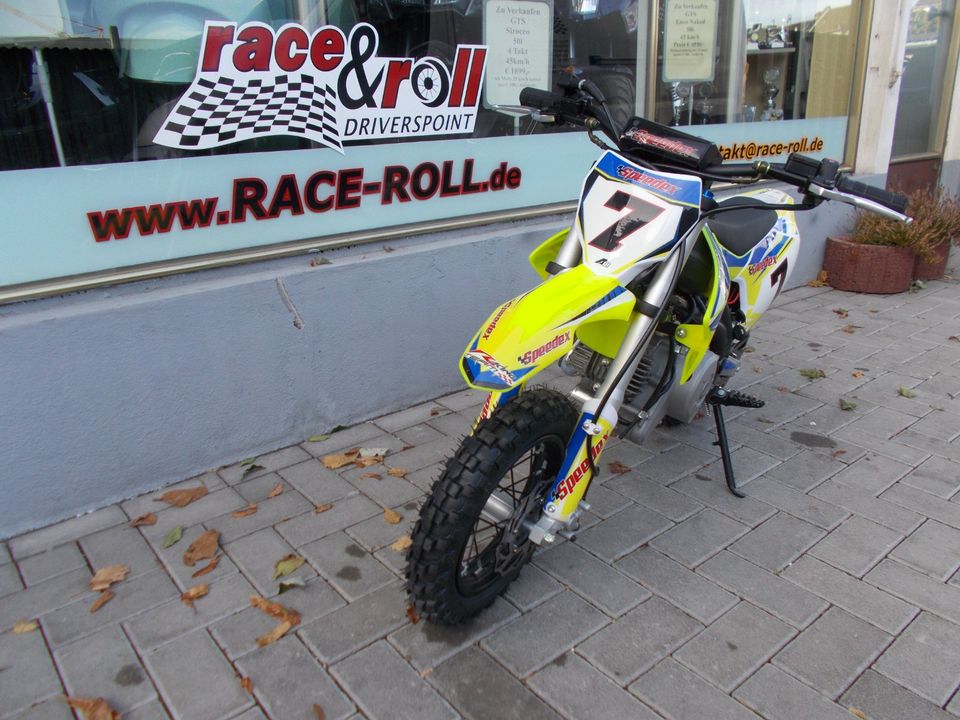 Kindermotorrad Cross Kindercross MX 50 4T Mini Dirtbike Speedex in Euskirchen