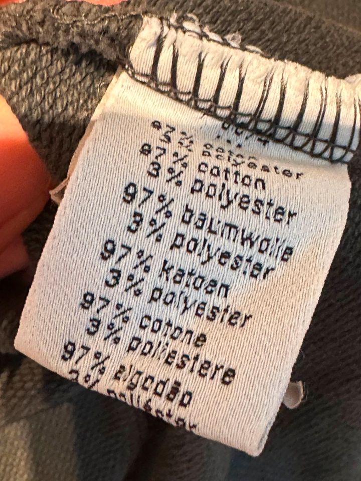 LACOSTE Sweatjacke Größe 7 ≙ S Damen Sweatshirt Jacke grau in Wentorf