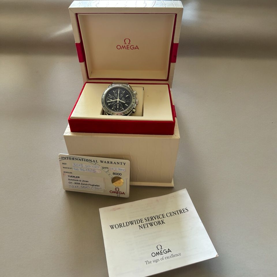 Omega Speedmaster mit Box und Papieren in Traumzust. Mit 1J Gew. in Hamburg