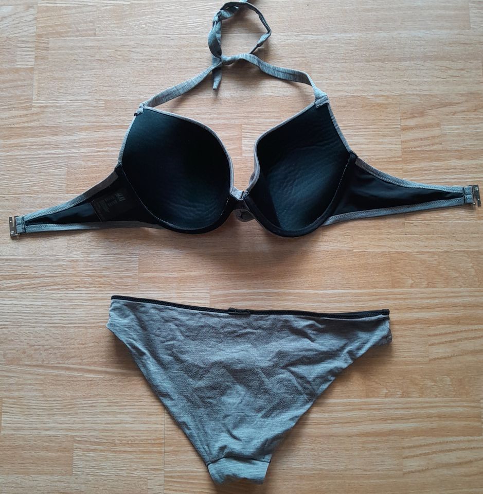 grauer Bikini Gr. 40 von H&M in Gaggenau