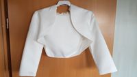 Hochwertige Bolero Jacke für Hochzeitskleid, weiß, Gr. 40 Baden-Württemberg - Allmersbach Vorschau