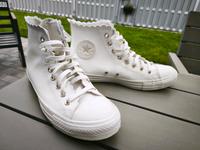 Converse Chucks weiß Leder Nordrhein-Westfalen - Unna Vorschau