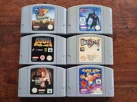 N64 Nintendo 64 Spiele Sammlung "sehr guter Zustand" Bayern - Apfeldorf Vorschau