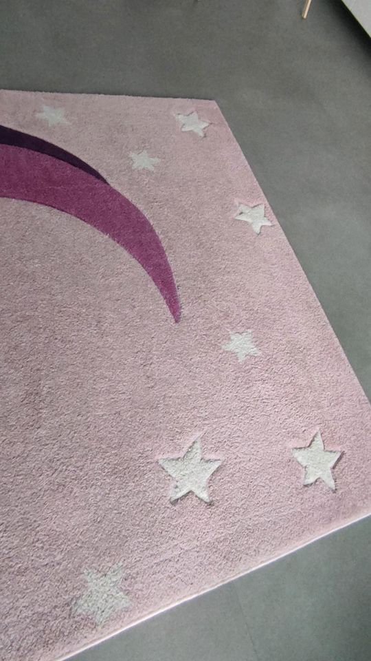 160x230 Kinderteppich Teppich Läufer eulenteppich Eule rosa en in Niedenstein