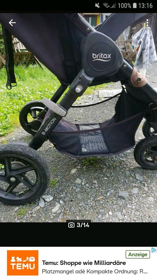 Britax, B-Motion, Buggy, Kinderwagen in Zwoenitz