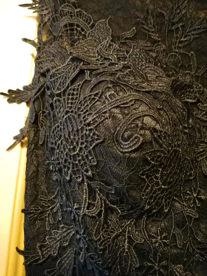 Kleid mit Spitze, schwarz, Gr. 36, Jugendweihe, Konfirmation, Fam in Karstädt Prignitz