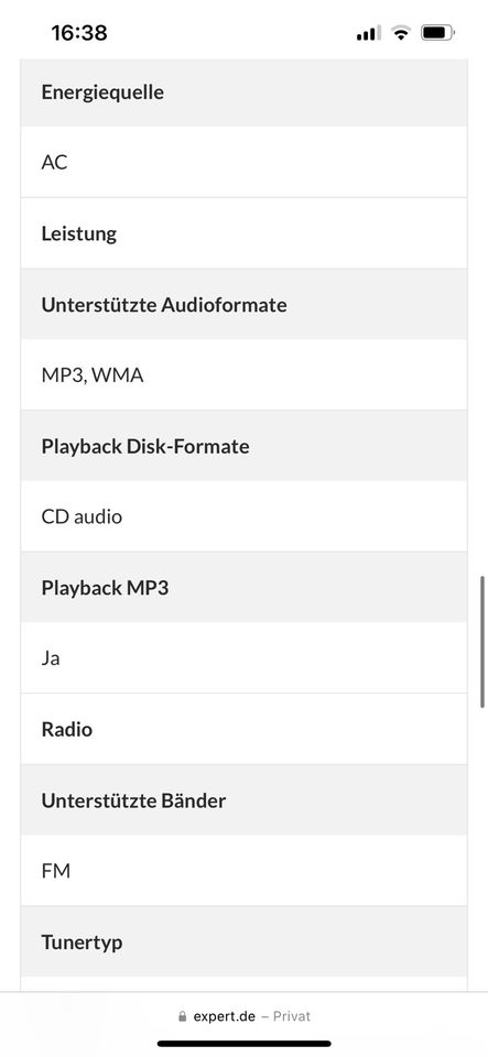 LG FA 162 Radio CD-Player Musikanlage Stereosystem in Kulmbach