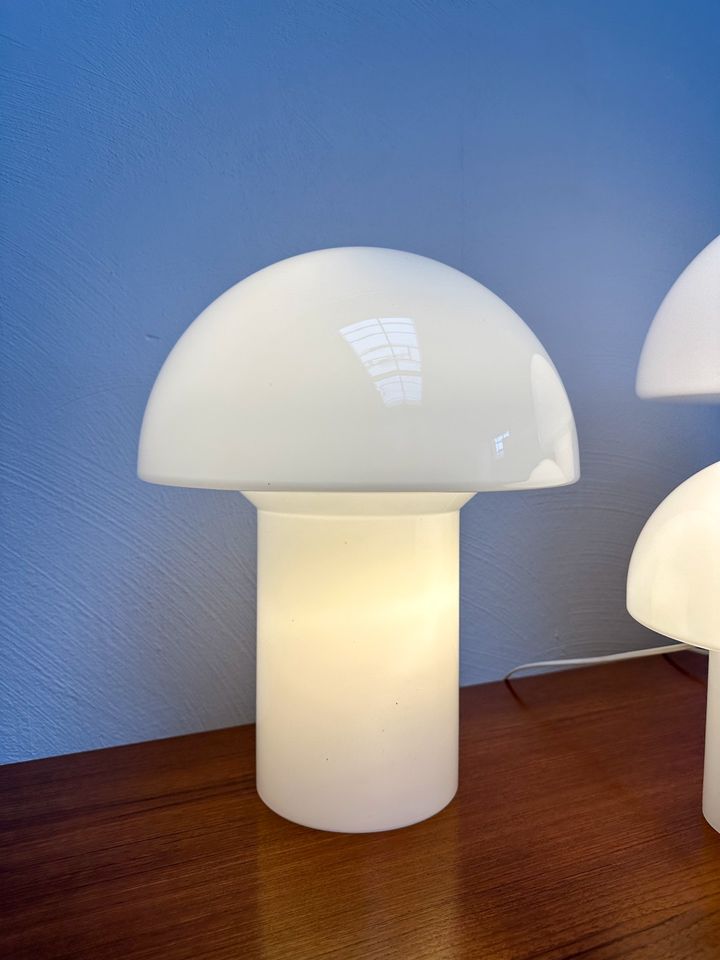 70er Vintage Retro Designer Mushroom Pilzlampe Set Mid Century in Köln