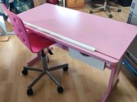 Schreibtisch inkl. Drehstuhl in rosa/weiß (nur Abholung!) Hessen - Usingen Vorschau